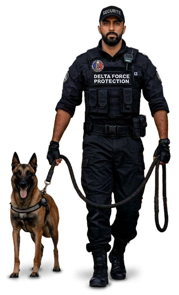 Agent cynophile Delta-Force Protection