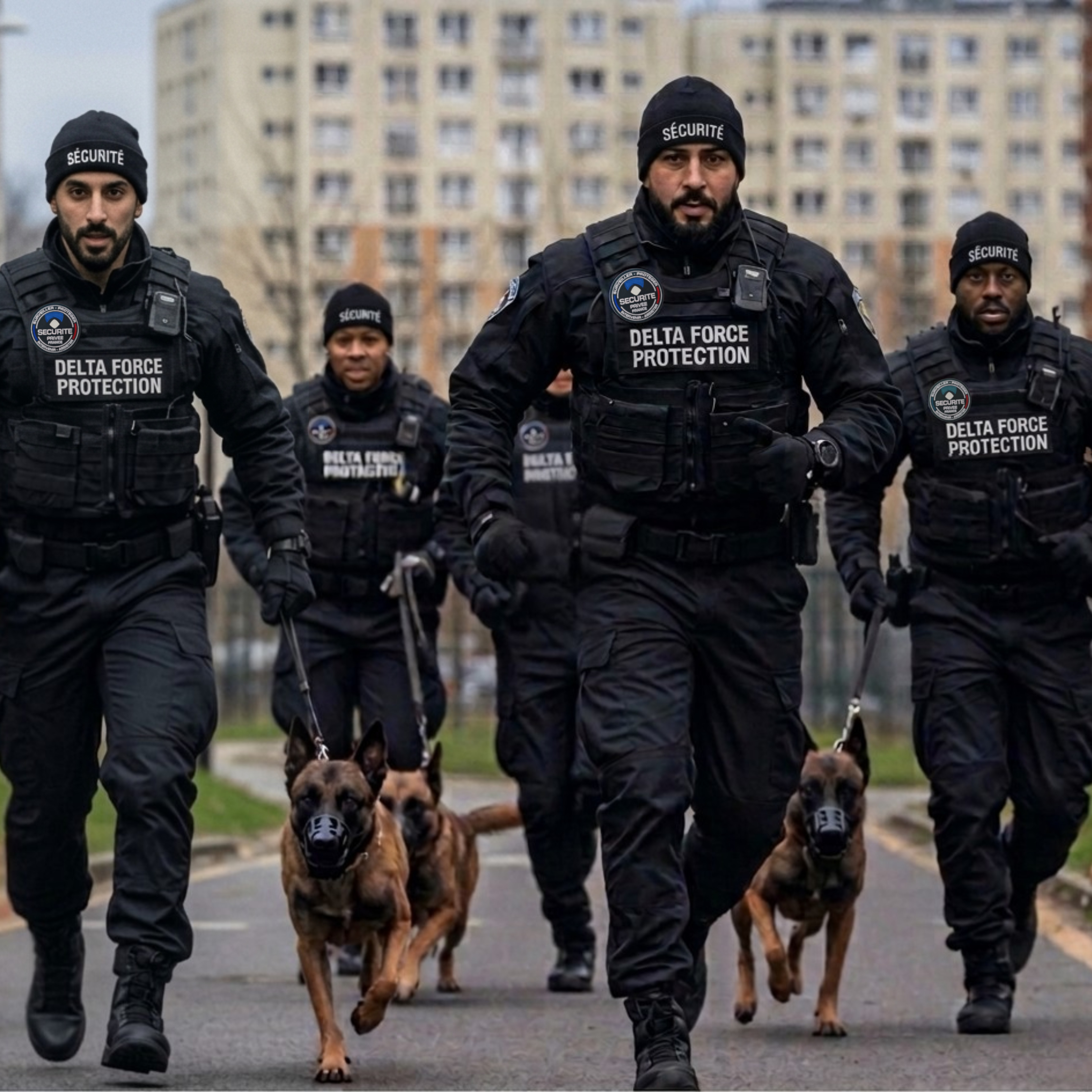 Unité cynophile par Delta-Force Protection