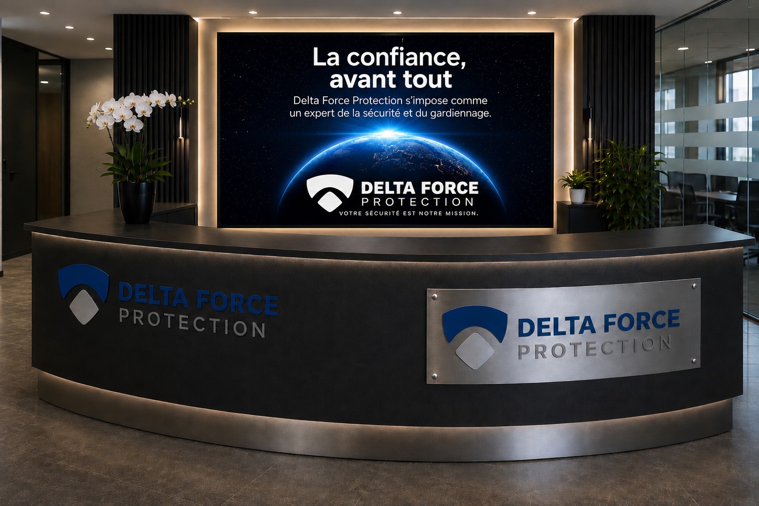 Accueil de Delta-Force Protection